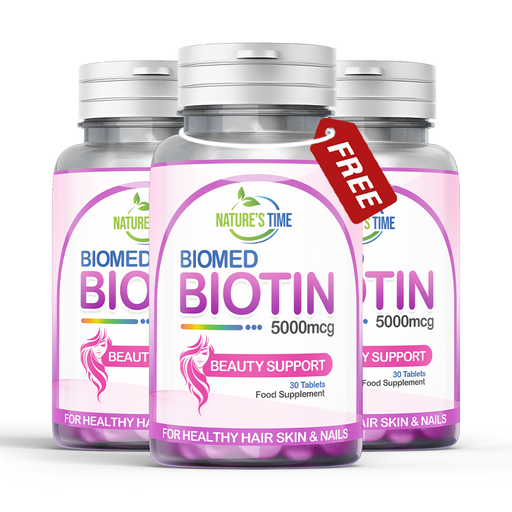Buy 2 Biomed - Biotin 5000mcg Get 1 Free